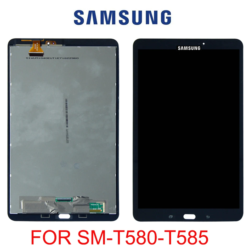 

SM T580 LCD For Samsung Galaxy Tab A 10.1 SM-T580 Screen SM-T585 LCD Matrix Touch Display T585 Digitizer Assembly Replacement