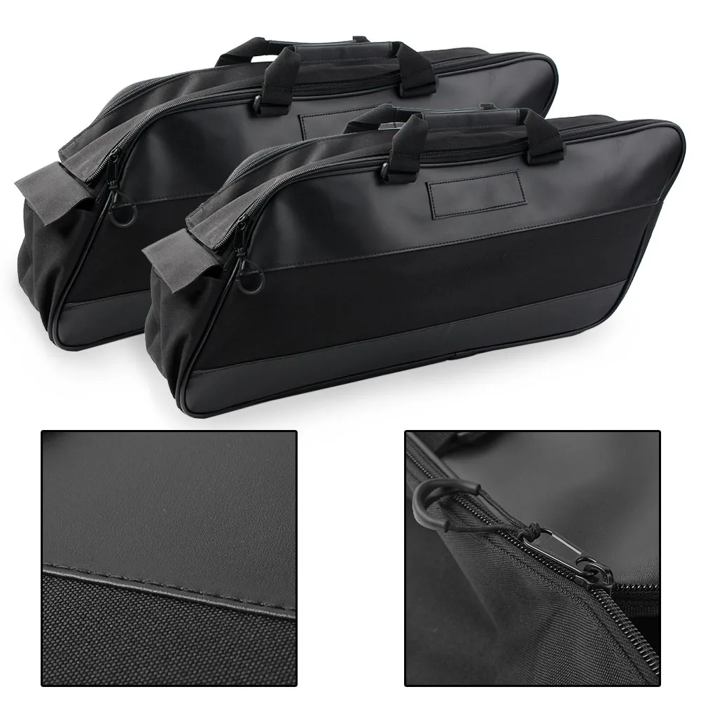 

1 Pair Motorcycle Saddlebag Saddle Bag Luggage Liners Tour Pack Travel-Pak For Harley Road King 1994-2019