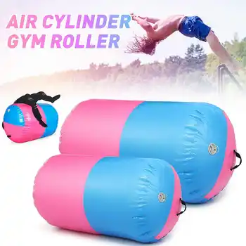 

Inflatable Christmas 100x60cm Inflatable Gymnastics Mat Air Rolls Training Roller Beam Cylinder 120x90cm For Sale Women Exercise