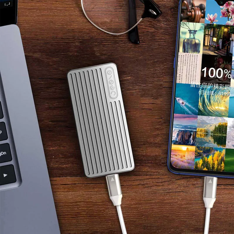 JESIS мини 49g Мобильный твердотельный накопитель PSSD по Тип C 10 ГБ/сек. USB3.1 550 МБ/с.