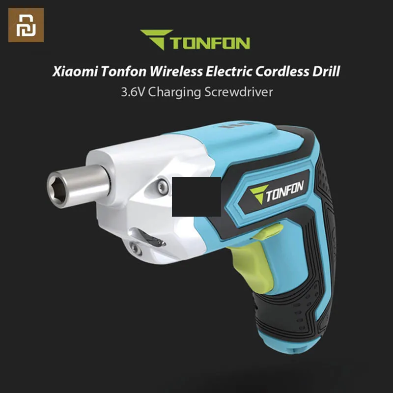 Xiaomi-Tonfon-Wireless-Electric-Cordless-Drill-Impact-Gun-Gill-Power-Screwdriver-With-Bits-3-6V-1500mAh