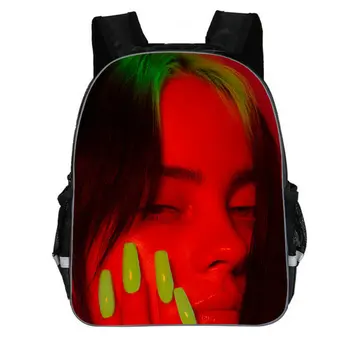 

Fashion Billie Eilish Print Children School Book Bags 11/13/16 Inch Fashion Kids Boys Girls School Backpacks Mochila