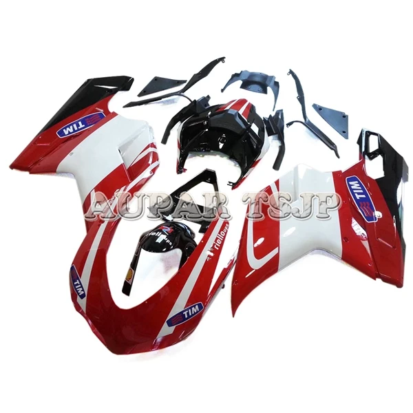 Обтекатели на мотоцикл для поездок на мотоцикле Ducati 848 1098 1198 2007 2008 2009 2010 2011 2012 кузов под давлением панелей ABS Пластик рамы кузова