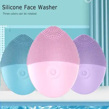 

Hot sale face brush Silicone Facial Cleansing Brush Electric Face Cleaner Cleaning Facial Cleaning tool