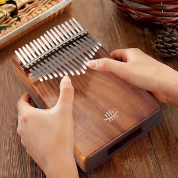 

Traditional 17 Keys Kalimba Wooden Thumb Piano Set Idiophone Party Performance Entertainment Plucked String Instruments