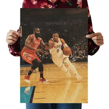 [H045] MVP поединок Ностальгический ретро плакат из крафт-бумаги Крытый Бар Кафе декоративная живопись