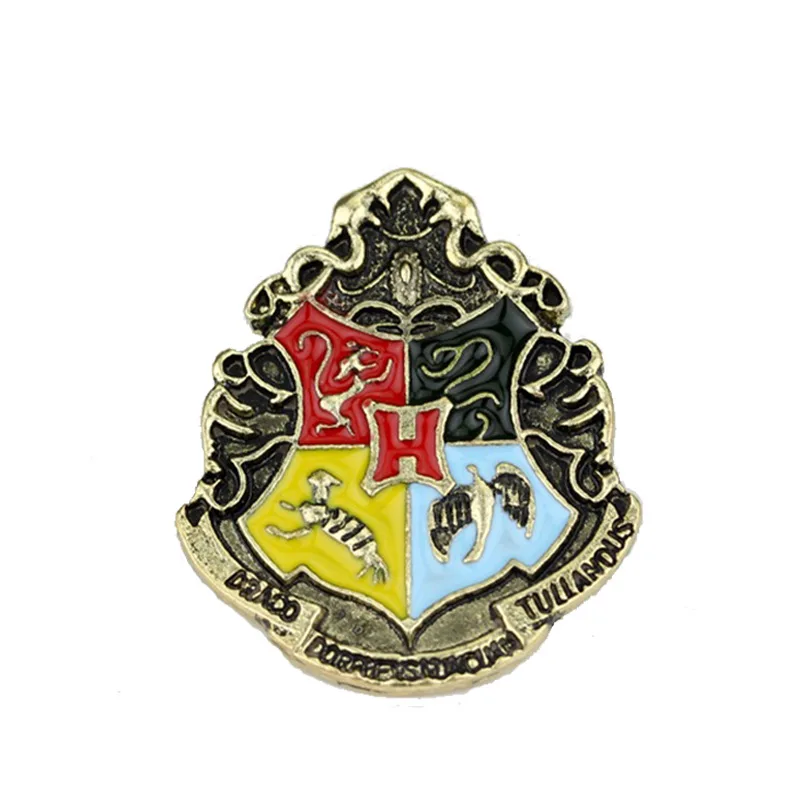ZXMJ Harried Magic Academy значок на булавке брошь гончары Ravenclaw Гриффиндор Слизерин Hufflepuff высококачественные ретро металлические броши - Окраска металла: 8