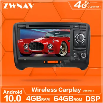 

wireless carplay Android 10 screen Car Multimedia Player For Audi TT 2006-2013 GPS Navigation Auto Audio Radio stereo head unit