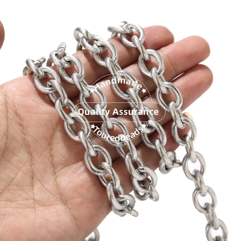 Stainless Steel Chains Jewelry Making Chunky Chain Jewelry Making 1