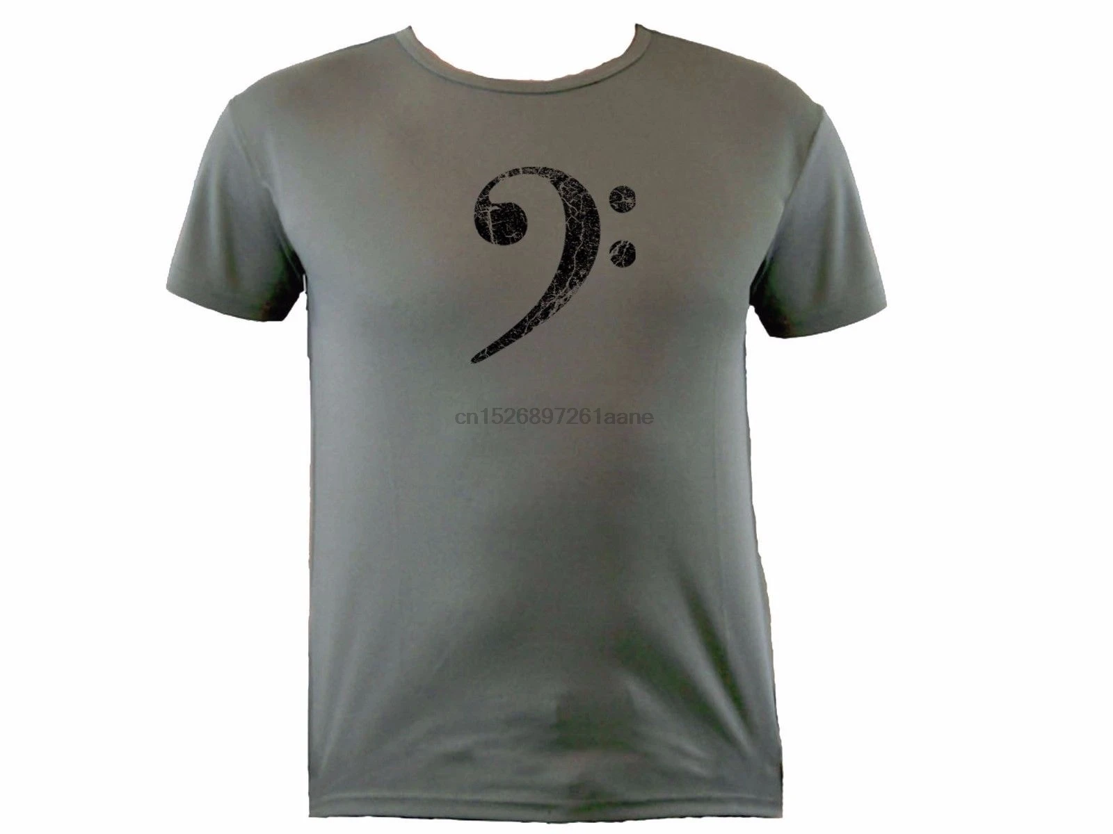 

2020 Bass Player Distressed Clef Sweat Proof T-Shirt Great Guitarist Bassist Gift