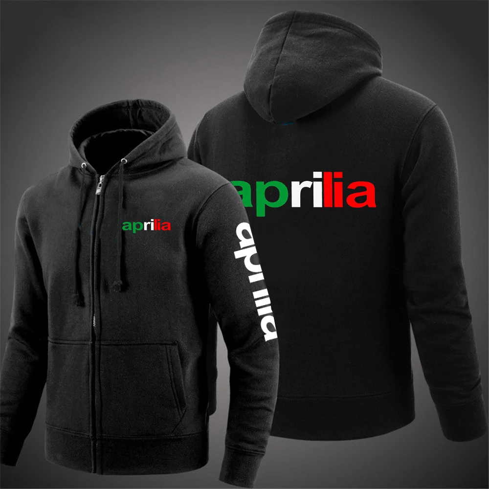 Мотоциклист Aprilia весна-осень 2021 кардиган на молнии толстовки куртка с принтом