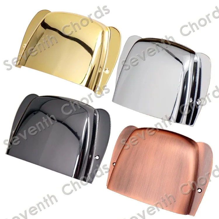 

Металлическая короткая крышка моста для замены бас-гитары-длина 89 мм/хром-черный-золотой