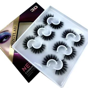 

New 6 pairs natural false eyelashes fake lashes long makeup 3d mink lashes eyelash extension mink eyelashes for beauty 03
