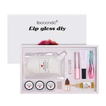 

2020 New DIY Set Lip Gloss Set Lip Tint Waterproof Nutritious Oil Liquid Moisturizer Lipstick Mineral Lipstick Cosmetic T7X1