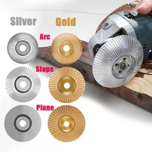 3Pcs/Set Wood Grinding Polishing Wheel Rotary Disc Sanding Wood Carving Tool Abrasive Disc Tools for Angle Grinder 4inch Bore