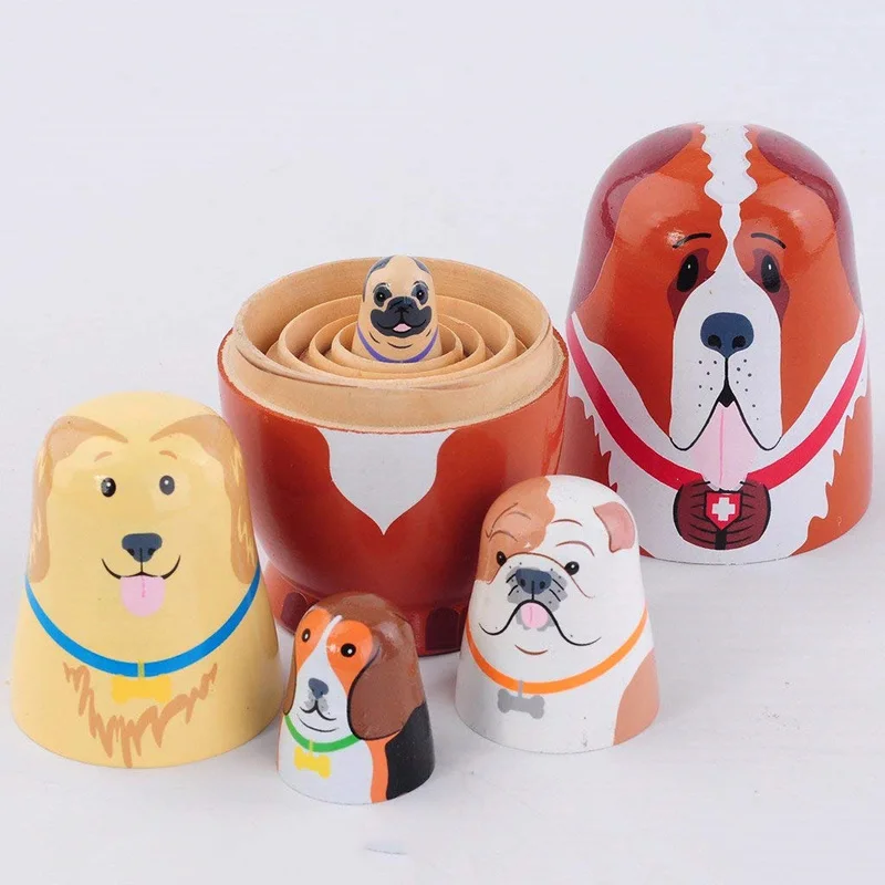 dog russian dolls