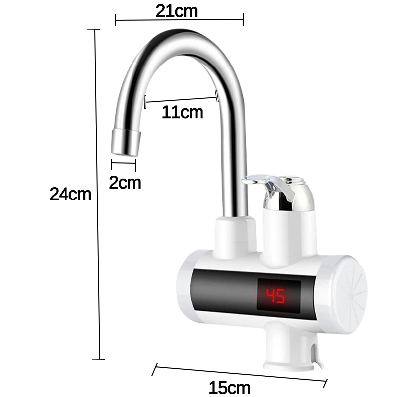 Электрический водонагреватель, кран 3000 Вт, мгновенный нагреватель горячей воды, кран для холодного нагрева, проточный, мгновенный, кухонный водонагреватель