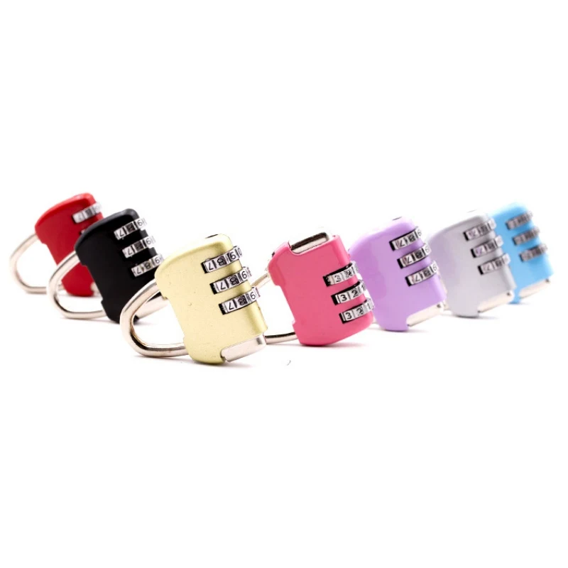 

4 Dial Digit Password Lock Combination Suitcase Luggage Metal Code Padlock Weatherproof Security Padlock Zinc Alloy Cupboard