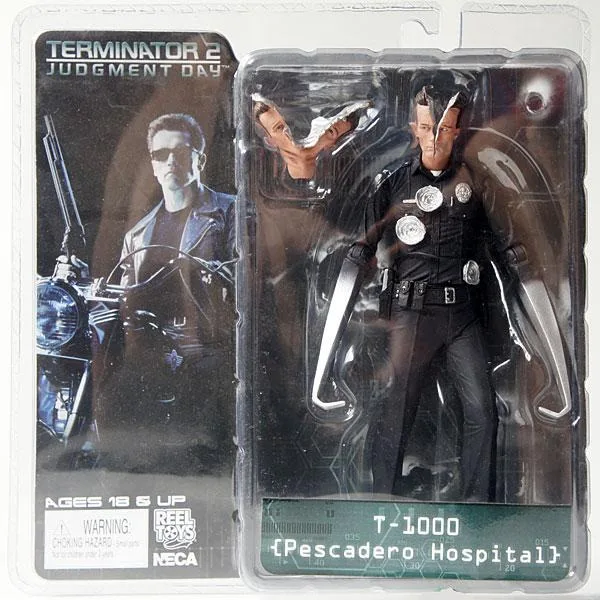 Фигурка NECA The Terminator 2 T 1000 Galleria Mall из ПВХ Коллекционная модель игрушки 7 дюймов 18