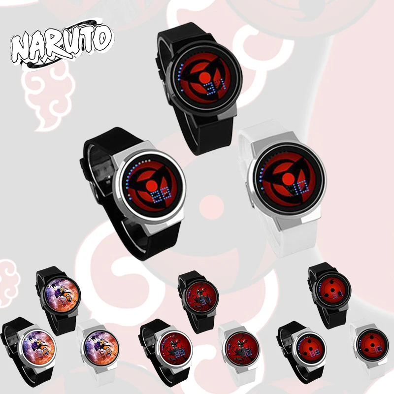 Naruto Red Cloud Sasuke Kakashi New Smart Watch Men Waterproof