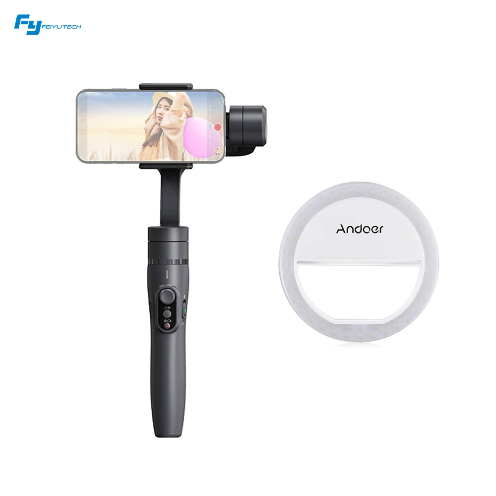 

FeiyuTech Vimble 2 Feiyu 3-Axis Handheld Smartphone Gimbal Stabilizer with 183mm Pole Tripod for XIAOMI Samsung iPhone X 8 7
