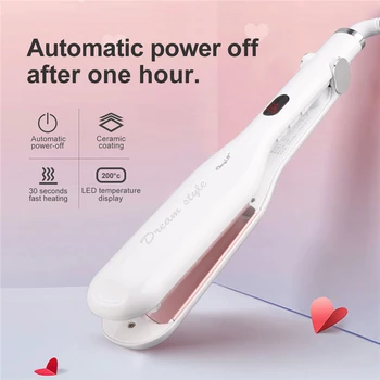 

25mm Curling Iron Ceramic Hair Curler 2 Barrel Deep Waver Hair Styler Fluffy Styling Tools Curl Rollers Wave Iron Curling Wand