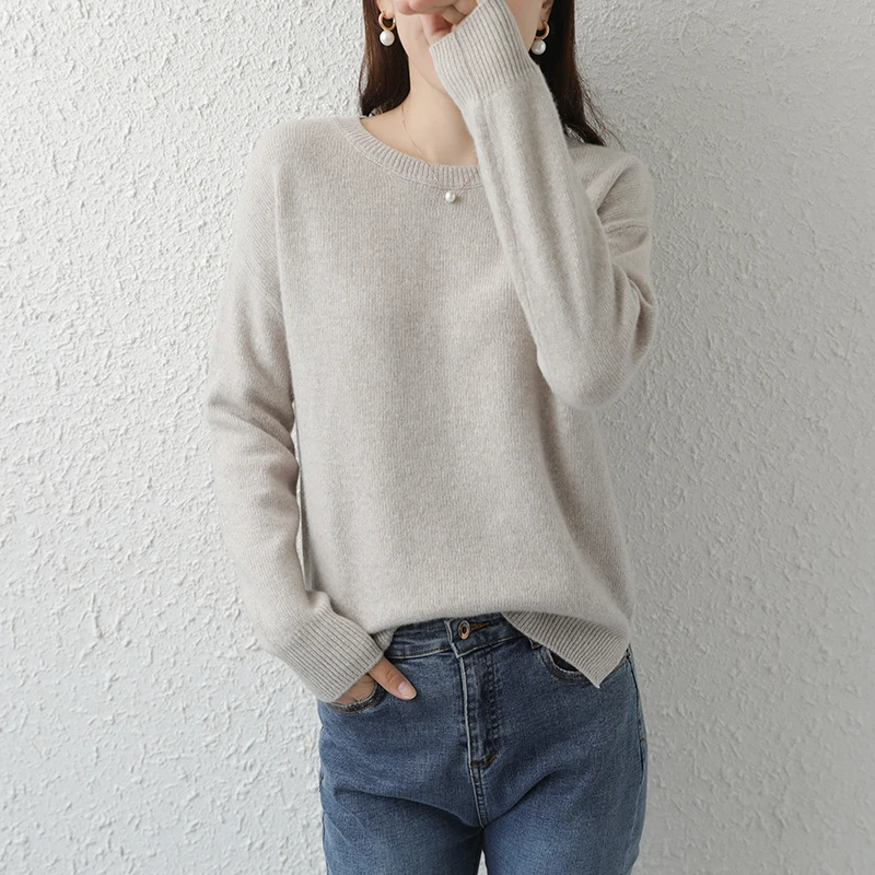2020 Heahter Color Yarn Wool Sweater Women's Thick