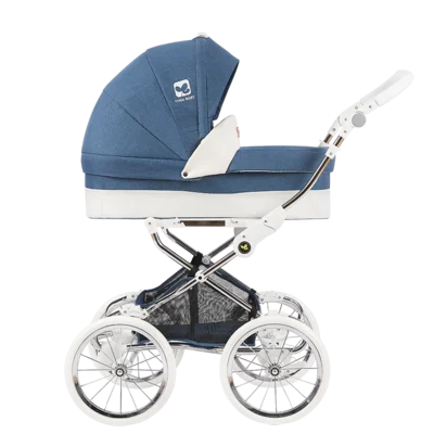 CoolBaby/Детская Коляска 2 в 1; коляска для лежа или увлажнения; складной светильник; Двусторонняя детская коляска; четыре сезона; - Цвет: Синий