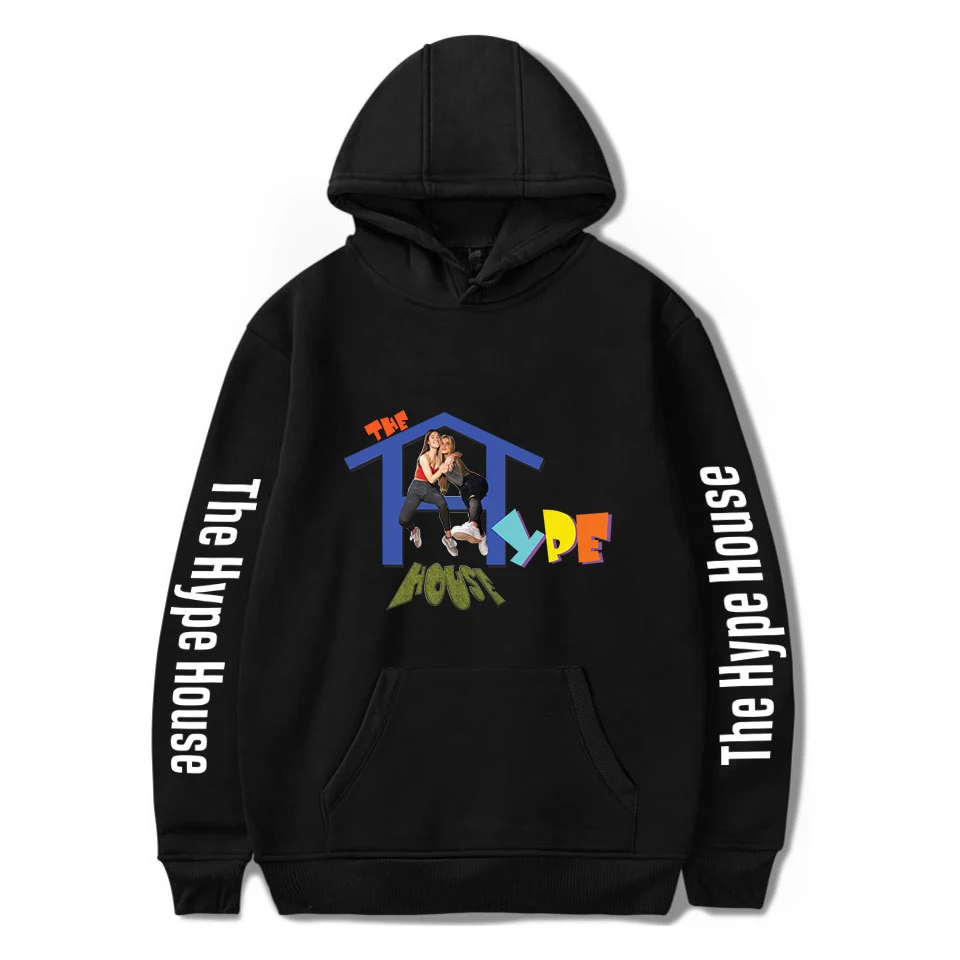 The Hype House Hoodies Charli Dɺmelio Sweatshirts Men Women Internet Celebrity Addison Rae Unisex Clothes Tracksuits | Мужская