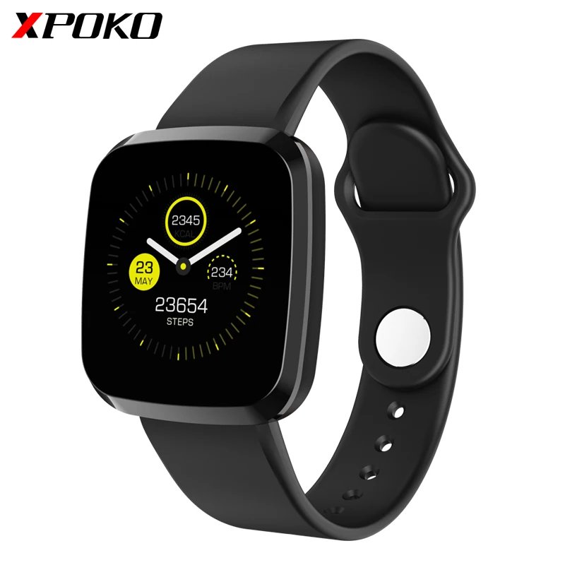 XPOKO Смарт-часы мужские с монитором сердечного ритма кровяное давление IP67