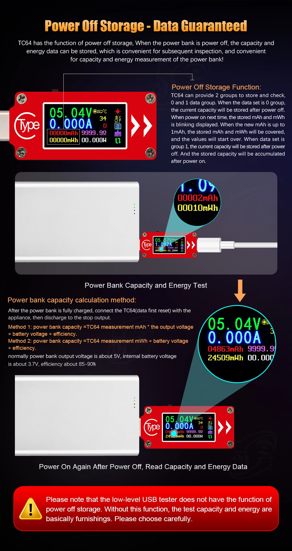 16 в 1 цифровой Тип-C USB тестер QC2.0 QC3.0 распознавание мобильного телефона Вольтметр Амперметр Сопротивление постоянной ёмкости, универсальный конденсатор метр анализатор