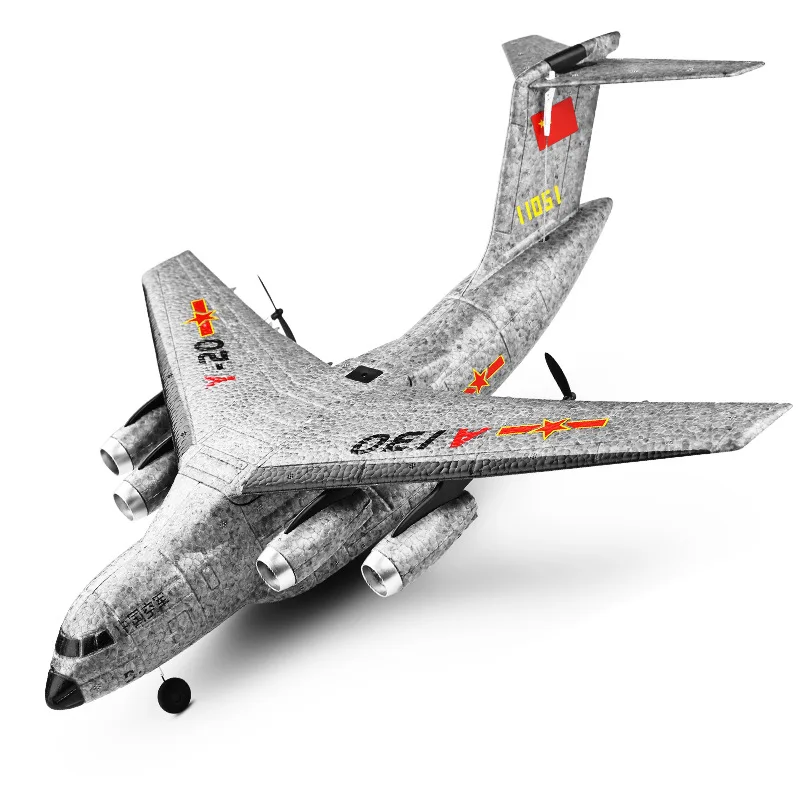 

Weili A130 Y-20 Model Three-Channel Military Transport Remote Control Aircraft Gyroscope Aircraft Glider