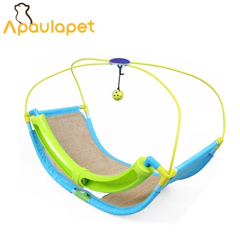 

APAULAPET New Cat Toy Pet Exercise Puzzle Cradle Cat Bed Sofa With Ball Toys Hammock