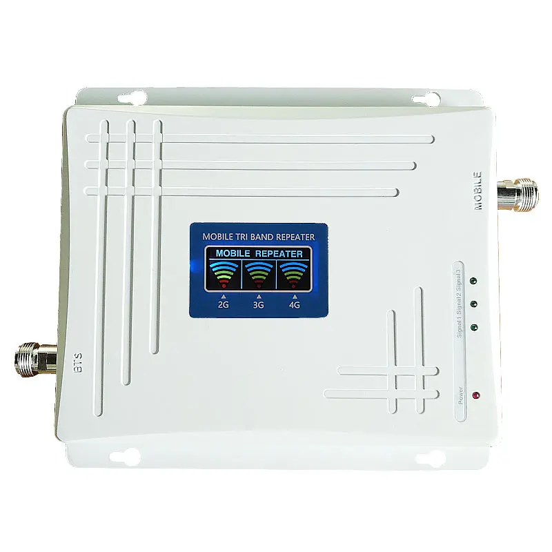 

2019 POPULAR Tri Band signal booster cell phone 2G 3G 4G network repeater communication signal amplifier with LCD display