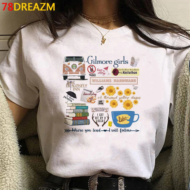 Camiseta con estampado de verano kawaii para niñas, ropa informal vintage, vintage