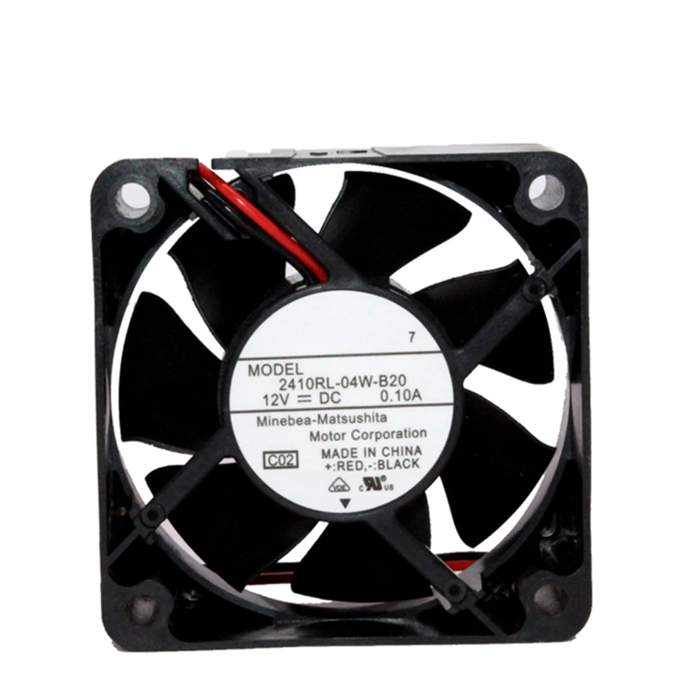 Осевой охлаждающий вентилятор для NMB 2410RL-04W-B20 60 мм 6 см 6025 дюйма 60*60*25 12 в 0 10 А |