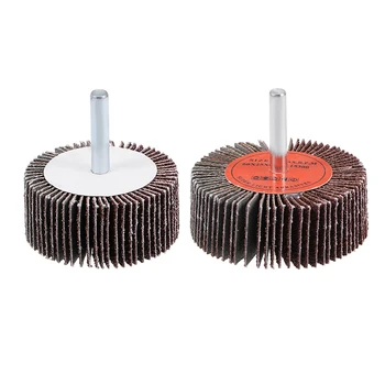 

uxcell 5Pcs Flap Wheel 1/4 inch Shank Sanding Discs Abrasive Wheel to Metallurgy Machinery Metal Wood Products Hardware Tool