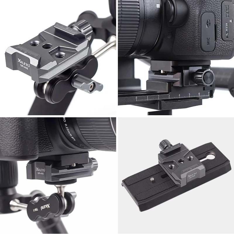 XILETU QR40S ARCA Style Ronin SC Quick Release Clamp for DJI Ronin S / SC and ZHIYUN Crane Series / Weebill S Gimbals 2506 camera clamp