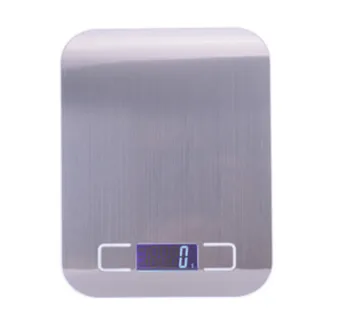 

Stainless steel kitchen scale 5KG / 1G baking scale electronic scale High-precision brushed flat electronic scale 10 kg scale