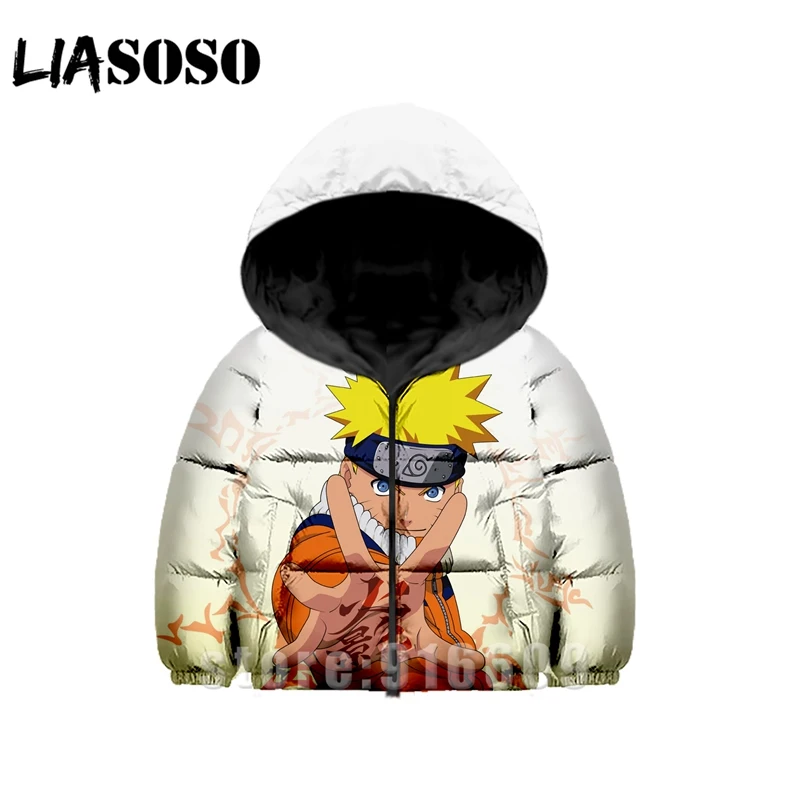 Детские толстовки Uzumaki Naruto с 3D принтом для мужчин и женщин; детские толстовки с капюшоном в стиле аниме; детский зимний пуховик; детские толстовки с капюшоном с героями мультфильмов в стиле Харадзюку - Цвет: 13