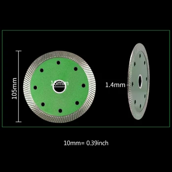 

Turbo Diamond Saw Blade Porcelain Tile Ceramic Granite Marble Cutting Disc Tool N0HB