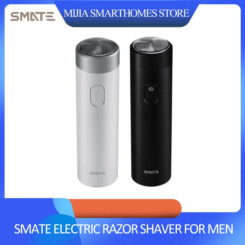 Xiaomi Smate электробритва для мужчин перезаряжаемая USB сухая влажная бритвенная машина триммер для бороды IPX7 моющееся лезвие с тремя листами