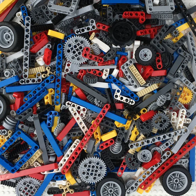

Educational technology parts compatible with Legoins small particle building blocks robot moc parts mechanical gear set toys