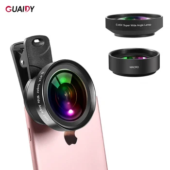 

12.5X HD Mobile Phone Lens 0.45 Wide Angle Macro UV 2 In 1 Camera Telephoto For iPhone 11 Pro Huawei Honor 20 Universal Protable