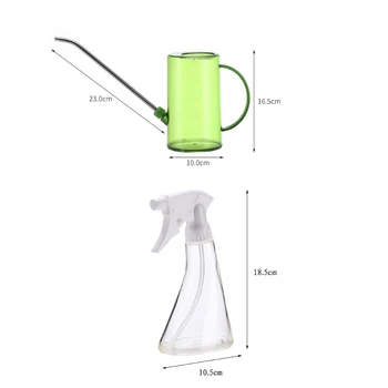 

2020 New 1L Long Spout Watering Can Sprinkling Pot Mister Spray Bottle Set for Flowers Pl
