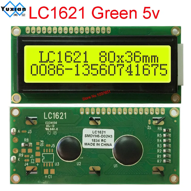 Linne Amazon.com: NOYITO 1602 16x2 LCD Module Shield Blue Backlight with