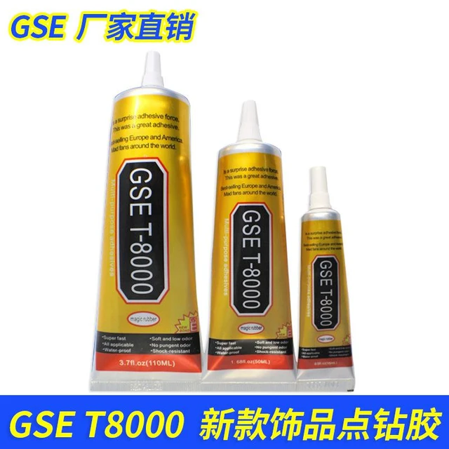 B7000 Rhinestone Glue for Crafts DIY 110ml Multi-function Clear Jewelry Glue for Jewelry Making Super Adhesive for Phone Screen Repair(3.72 fl.oz)