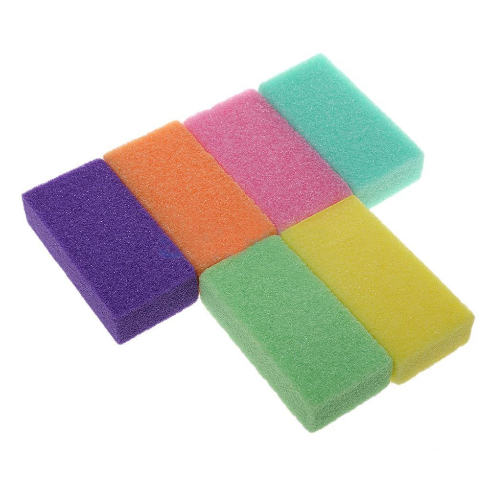 

PU Pumice Sponge Stone Exfoliate Foot Feet Care Dead Dry Skin Callus Pedicure Tool Random Color