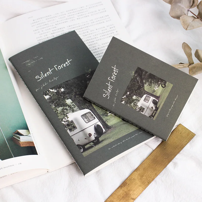 TN заправленная Бумажная книга 64P винтажная Мода креативная карманная Бумажная книга в горошек/сетка/подкладка/пустые страницы