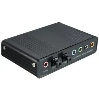 

External USB 5.1 3D o Sound Card Virtual 7.1 Channel Converter Adapter Cable